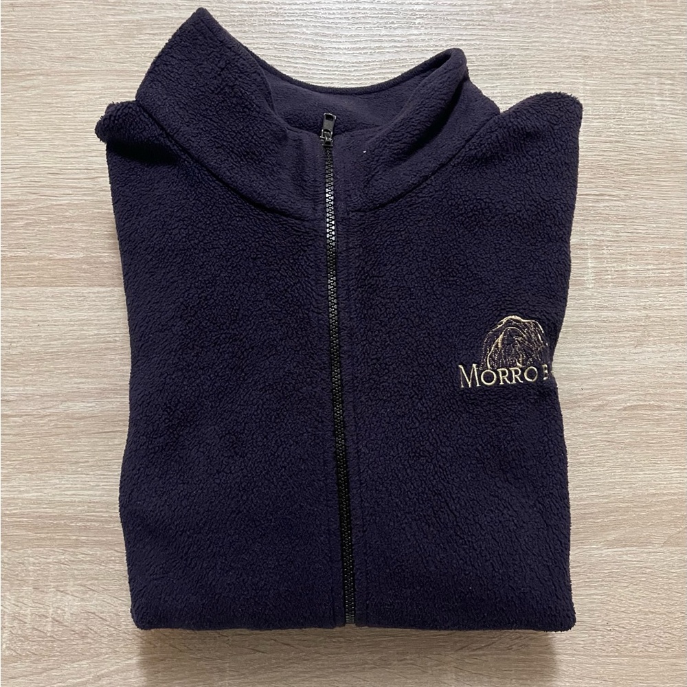 Morro Bay Navy Full-Zip Fleece Jacket
